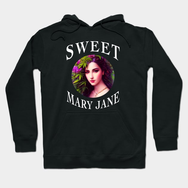 THC Pot Leaf | Support Medical Marijuana Weed. Sweet Mary Jane Hoodie by aditchucky
